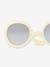 Flower sunglasses for kids beige+rose 