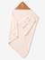 Customisable bath cape and mitt in cotton hazel 