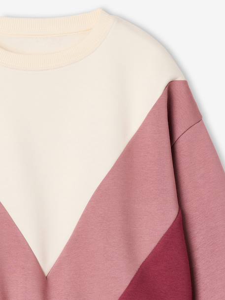 Sweatshirt for girls old rose 