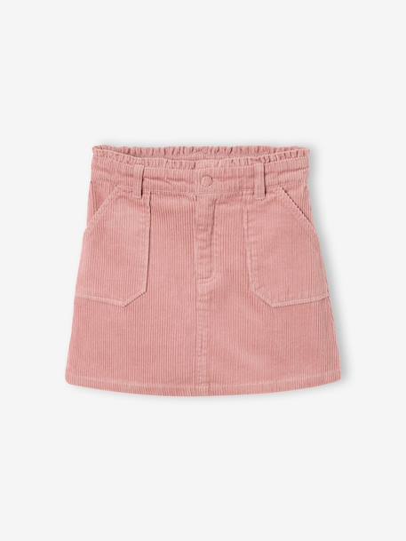 Skort for girls camel+mauve+navy blue 