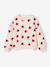 Round-neck sweatshirt for girls ecru+ivory+pale pink+taupe 