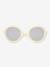Flower sunglasses for kids beige+rose 