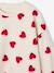 Round-neck sweatshirt for girls ecru+ivory+pale pink+taupe 