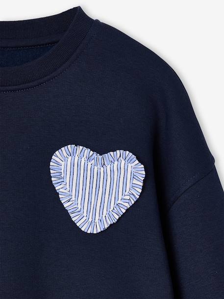 Sweatshirt for girls navy blue 