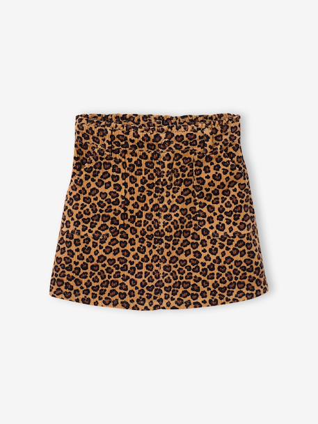 Skort for girls camel+mauve+navy blue 