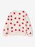Round-neck sweatshirt for girls ecru+ivory+pale pink+taupe 