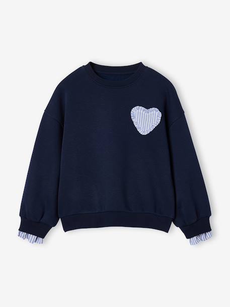 Sweatshirt for girls navy blue 