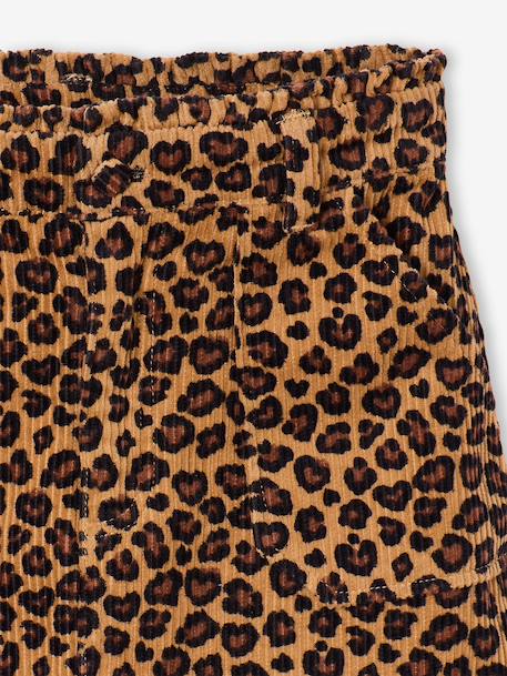 Skort for girls camel+mauve+navy blue 