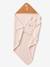 Customisable bath cape and mitt in cotton hazel 