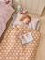 Cotton sleeping bag with polka dots caramel 
