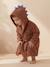 Dinosaur Bathrobe for Babies Blue+camel 
