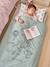 Customisable cotton sleeping bag sage green 