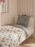 Duvet cover and pillowcase bedding set printed white 