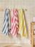 Striped Bath Towel with Recycled Cotton, Transat striped blue+striped pink+striped yellow 