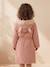 Customisable deer dressing gown for children terracotta 
