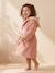 Customisable deer dressing gown for children terracotta 