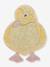 Lorena Canals duck-shaped rug for kids yellow 