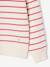 Long-sleeved jumper for girls navy blue+raspberry pink+rose 