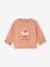 Long-sleeved sweatshirt for baby girls apricot 