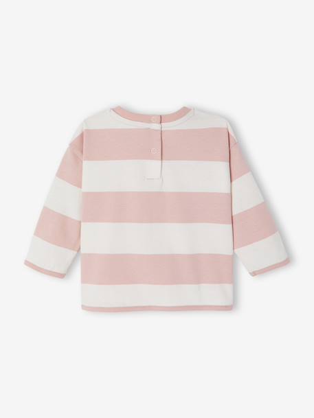 Long-sleeved T-shirt for baby girls rosy 