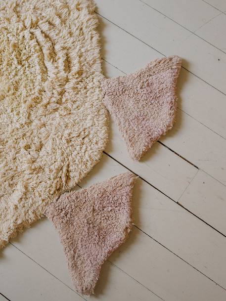 Lorena Canals duck-shaped rug for kids yellow 