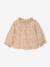 Long-sleeved T-shirt for baby girls sage green+vanilla 