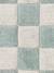Rectangular Tiles rug blue 