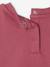 Baby sweatshirt with printed message raspberry pink+vanilla 