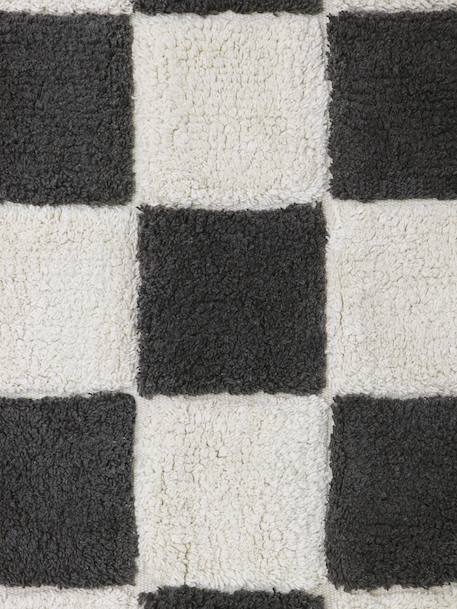 Rectangular Tiles rug grey 