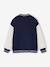 Teddy sweatshirt for boys fir green+navy blue 