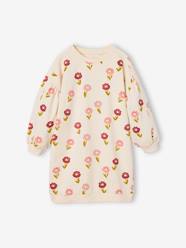 Girls-Dresses-Short sweatshirt dress for girls