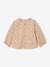 Long-sleeved T-shirt for baby girls sage green+vanilla 