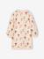 Short sweatshirt dress for girls ecru+olive 