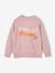 Crewneck sweatshirt for boys pale pink 
