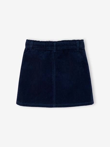 Skort for girls camel+mauve+navy blue 