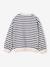 Long-sleeved sweatshirt for girls ecru+red 