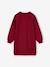 Sweatshirt dress for girls red 
