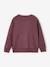 Crew neck sweatshirt for boys marl white+mauve 