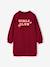 Sweatshirt dress for girls red 