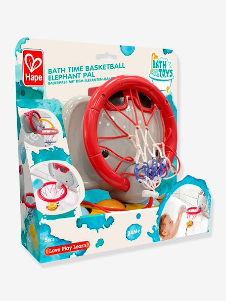Hape elephant bath basketball grey 