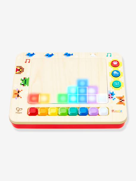 Little interactive pixel piano red 