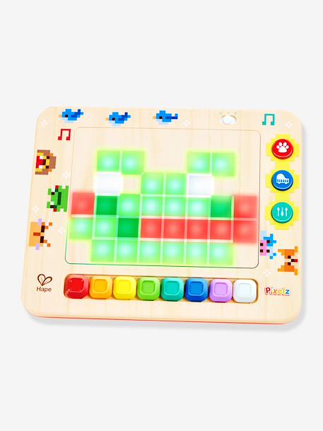 Little interactive pixel piano red 