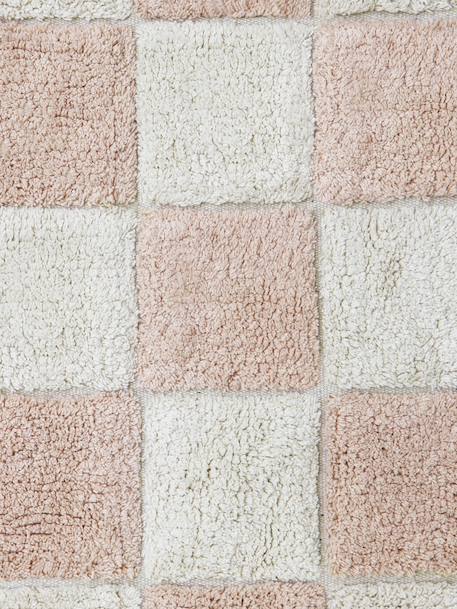 Rectangular rug Tiles rose 