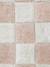 Rectangular rug Tiles rose 