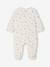 Pack of 2 baby sleepsuits with front opening cappuccino+pale pink+sage green 