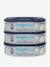Pack of 3 Octogonal Nappy Bin Refills, Nappyclean & Dress Up Blue 