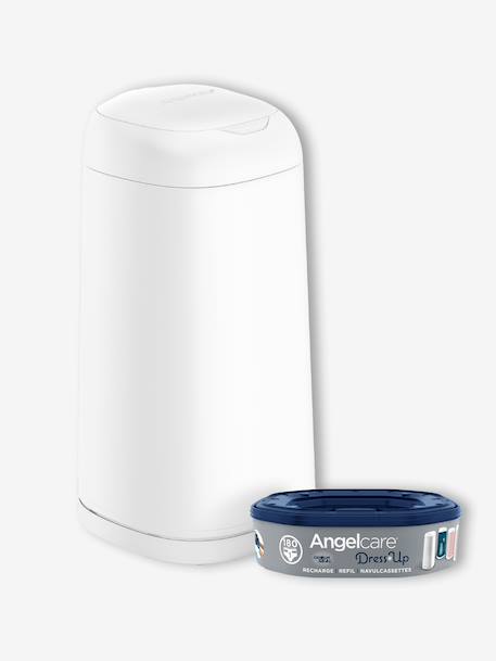 Nappy Bin, Dress Up by ANGELCARE White 