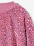 Sequinned Sweatshirt for Girls mauve+turquoise 