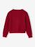 Button-through cardigan with long sleeves for girls blue+bordeaux red+rose 