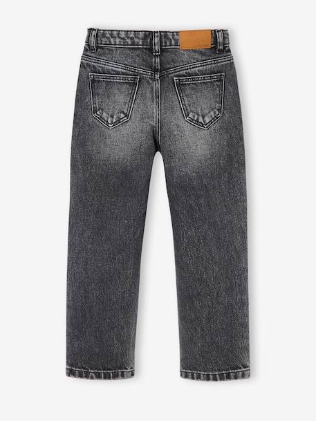 Mom Fit Jeans for Girls denim grey+light blue+medium blue 